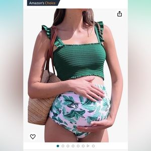 Summer Mae Maternity High Waist Bikini Swimsuit